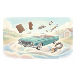 Cadeaus voor Vaderdag voor de Vintage Auto Enthousiasteling Papa